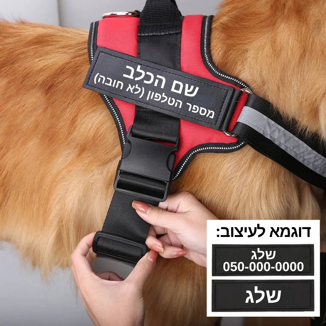 FonrelWalk - רתמה לכלבים נגד משיכות בעיצוב אישי