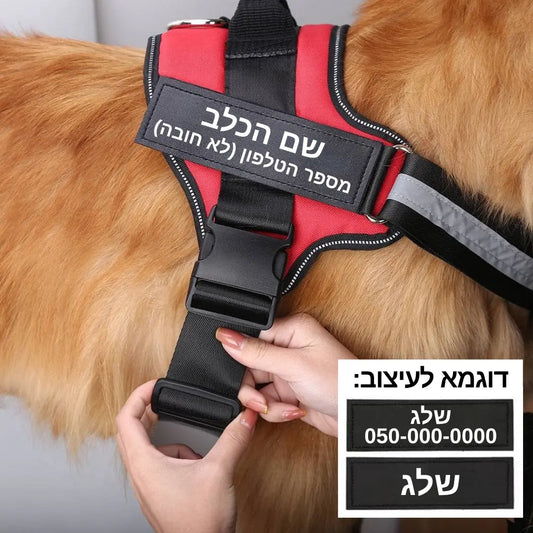 FonrelWalk - רתמה לכלבים נגד משיכות בעיצוב אישי